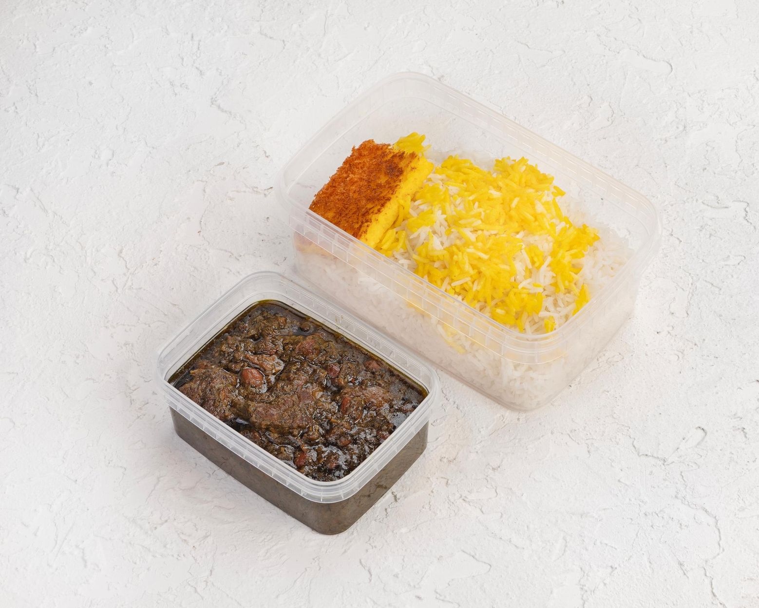 چلو خورشت قورمه سبزی