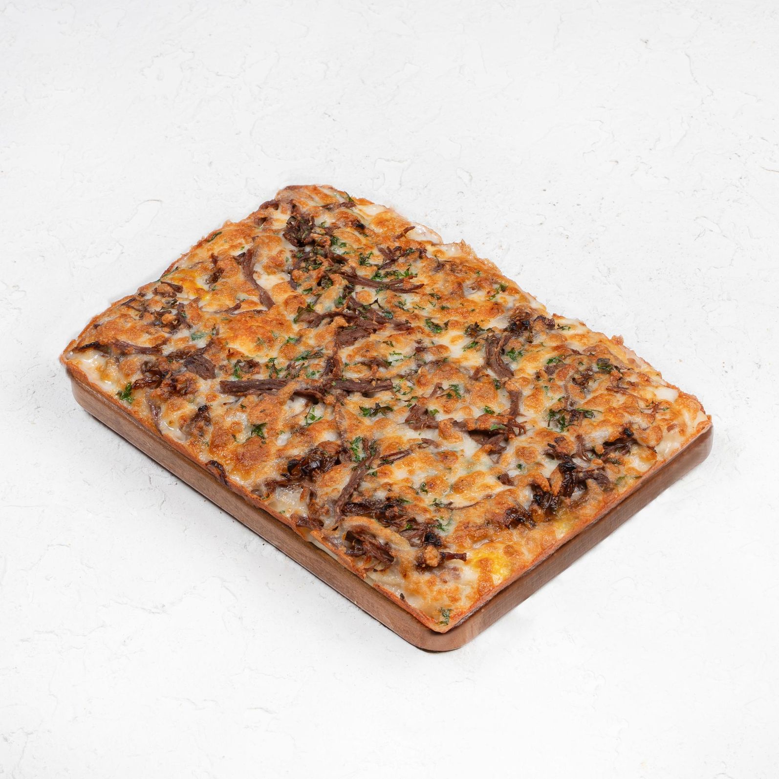 پیتزا پولدبیف با قارچ