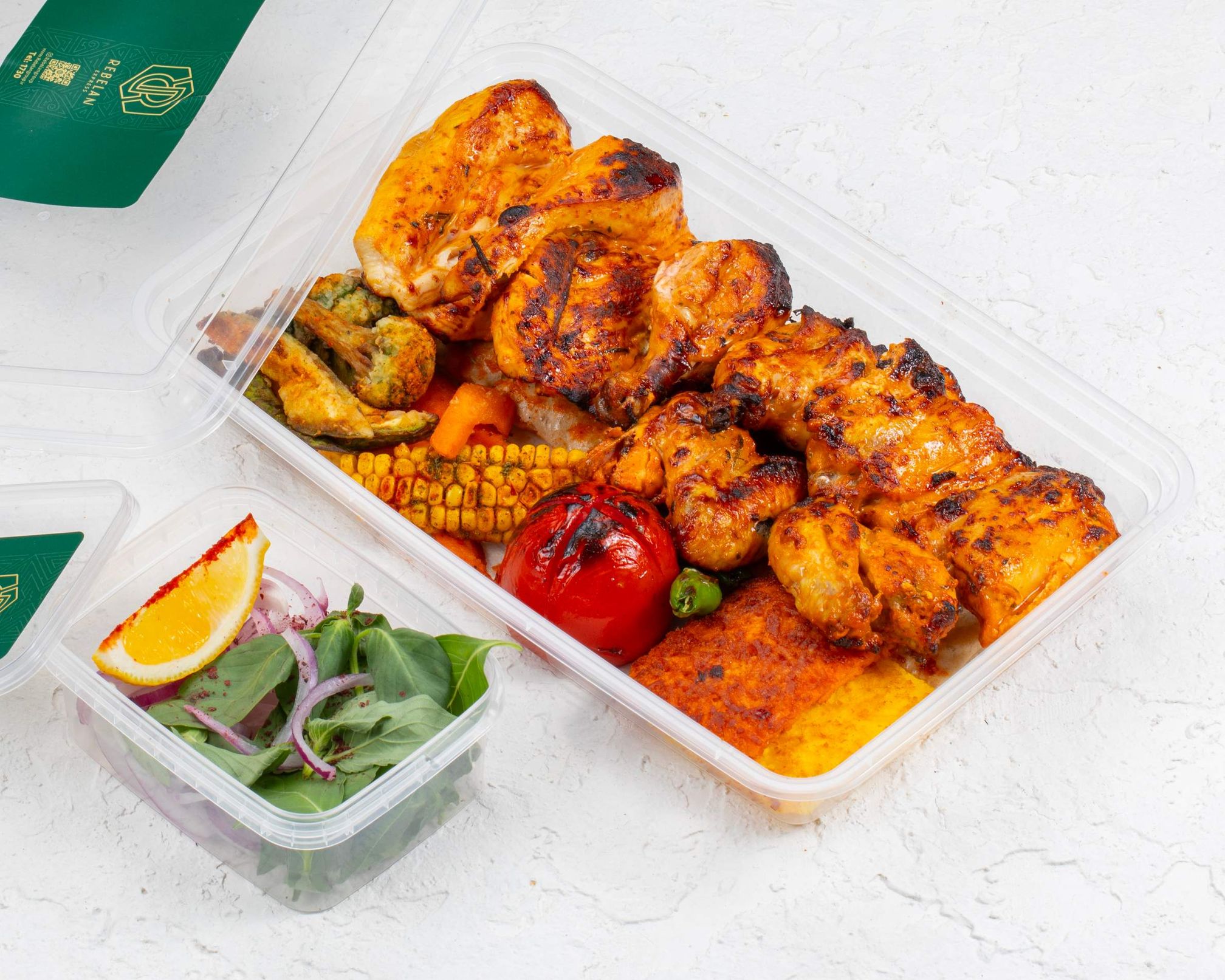 خوراک چیکن تیکا با دورچین