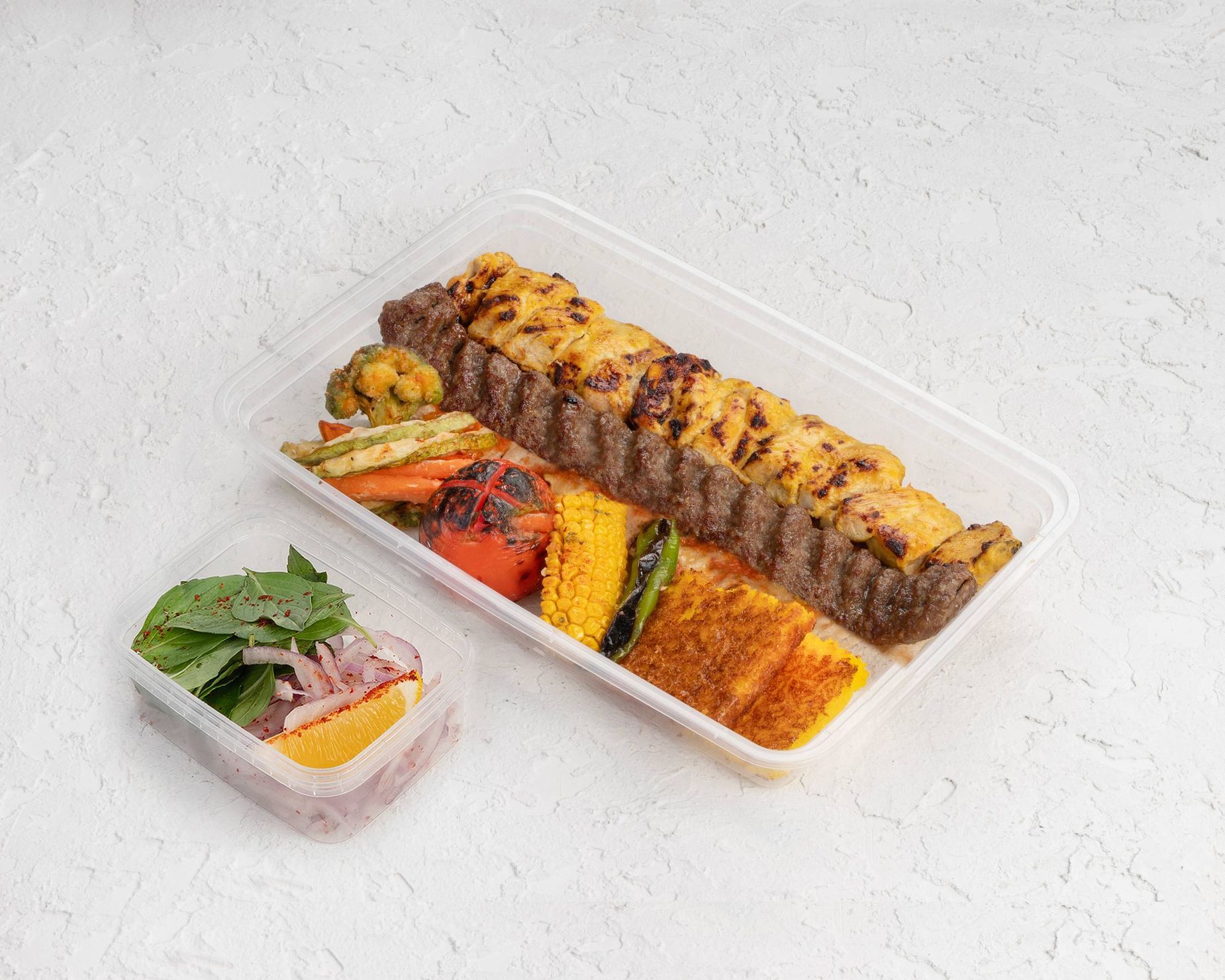 کباب وزیری با دورچین