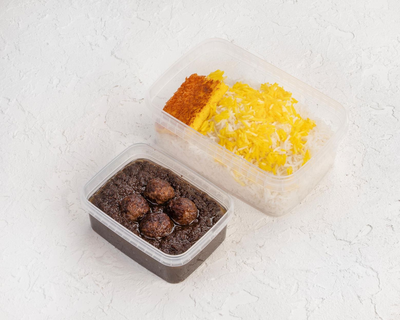 چلو خورشت فسنجان با گوشت