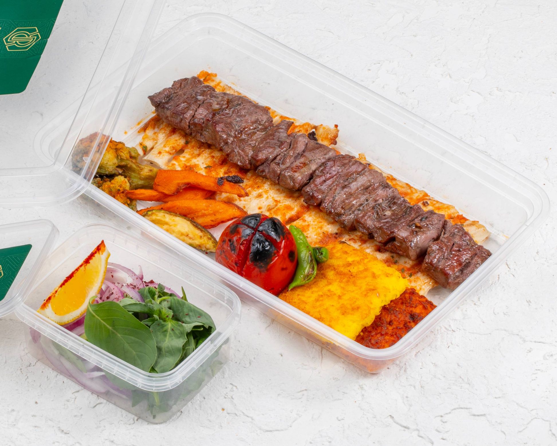 کباب چنجه با دورچین