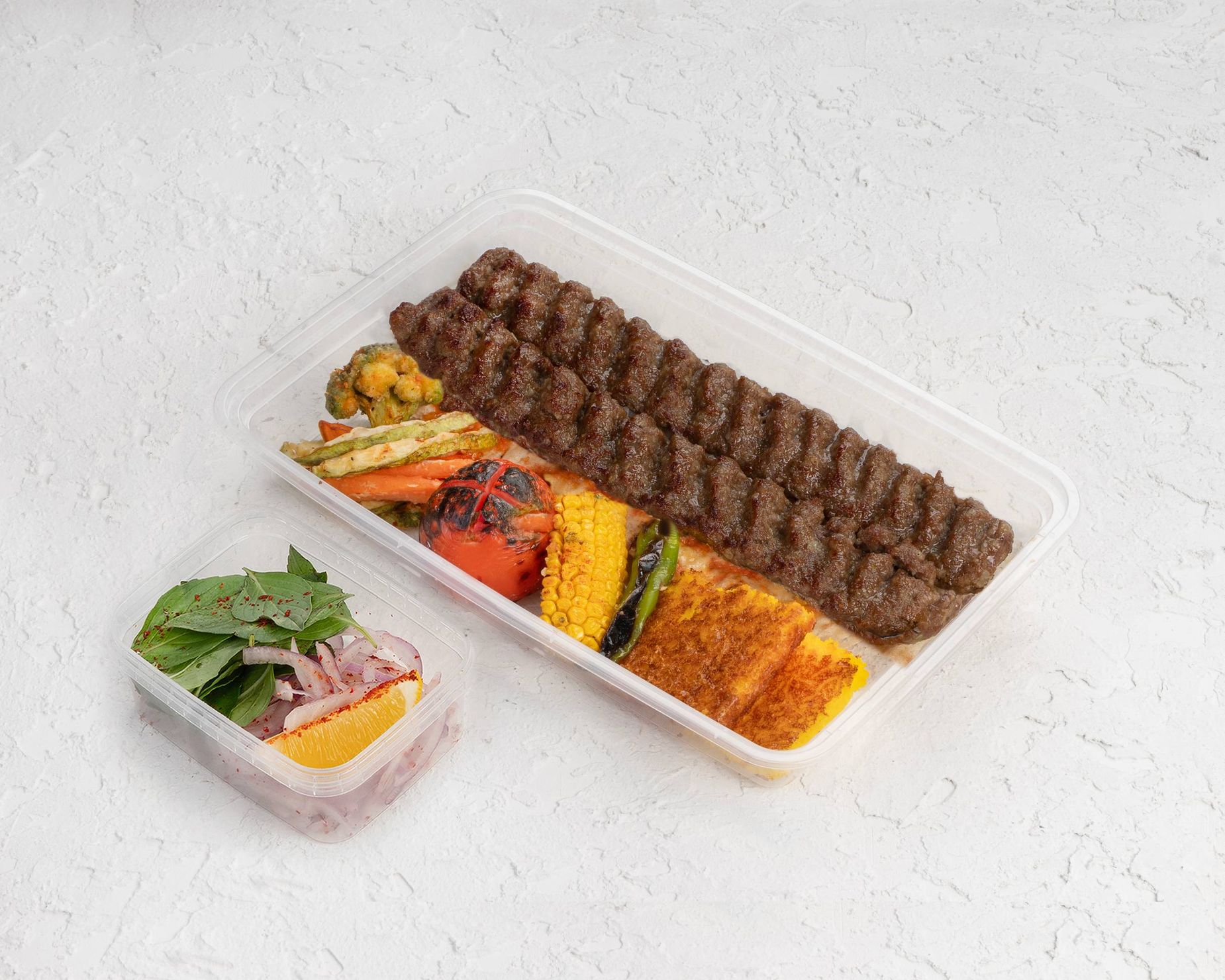 کباب کوبیده با دورچین