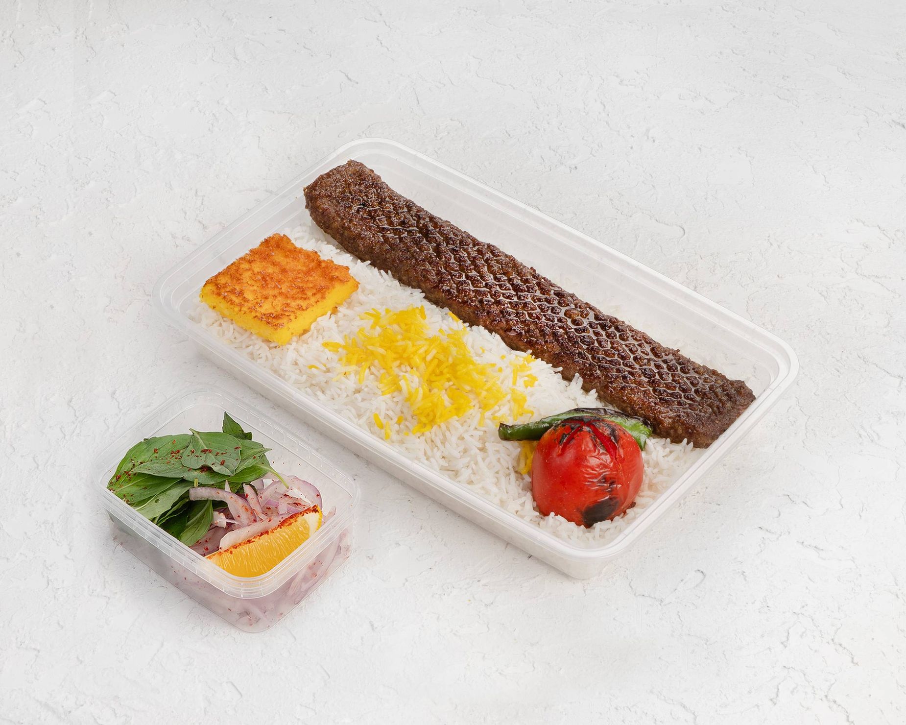 چلو کباب لقمه ساطوری