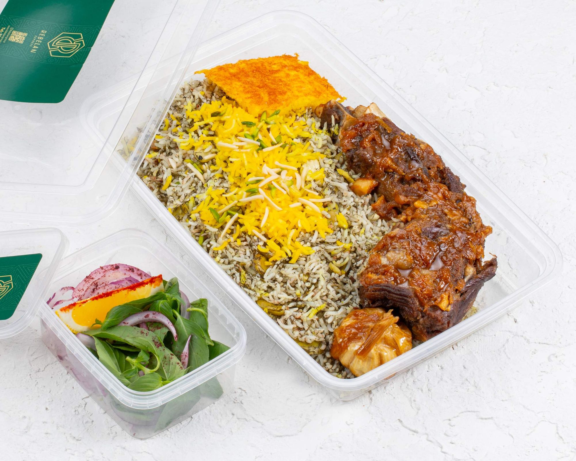 باقالی پلو با گردن گوسفندی