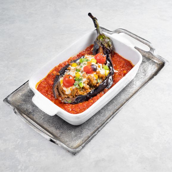 بادمجان محشی | Mahshi Stuffed Eggplant