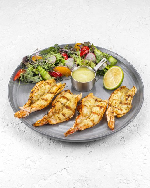 جامبو شریمپ گریل | Grilled Jumbo Shrimp