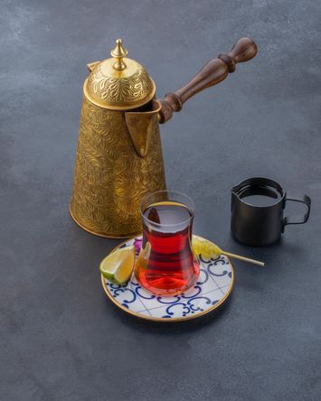 چای لیمو و عسل | Persian Tea With Honey & Lime