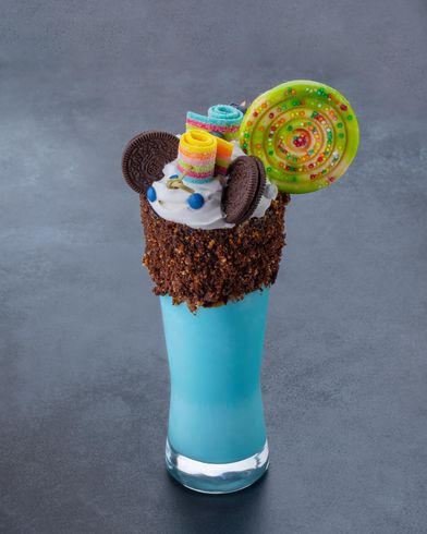 کوکی مانستر شیک|cookie monster shake