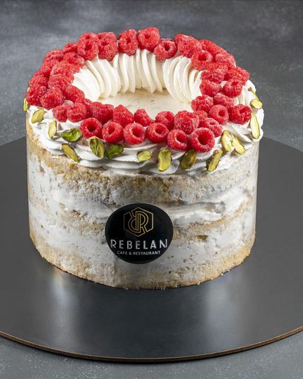 رزبرى پيستشيو كيك | raspberry pistachio cake