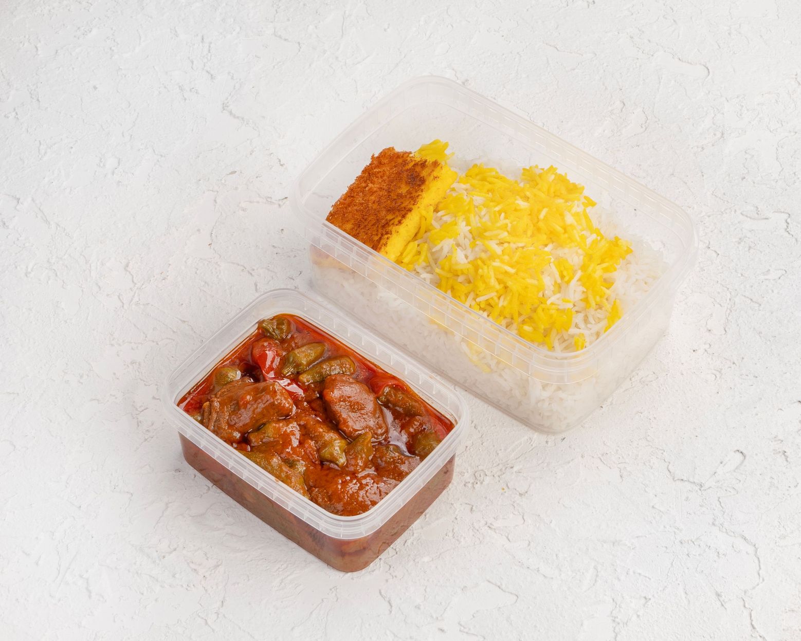 چلو خورشت بامیه